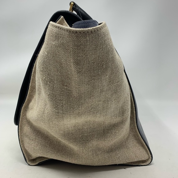 AUTHENTIC CELINE Trapeze Black Multi Shoulder Bag - Picture 3 of 15